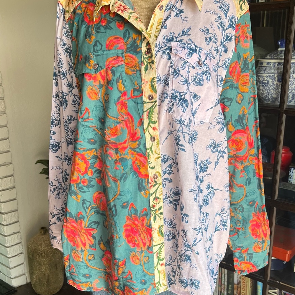 Sundance Multicolor Floral Shirt
